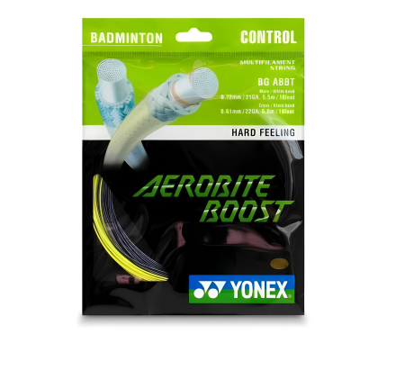 Струна для бадминтона Yonex Aerobite Boost 10,5м Gray/Yellow